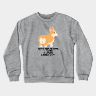 Corgi Guidebook Crewneck Sweatshirt